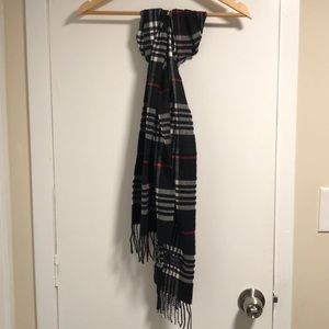 Plaid Cashmere Scarf